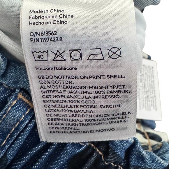 NWT H&M Kids - Wide leg Jeans Minnie Mouse size 10 - Picture 4 of 8